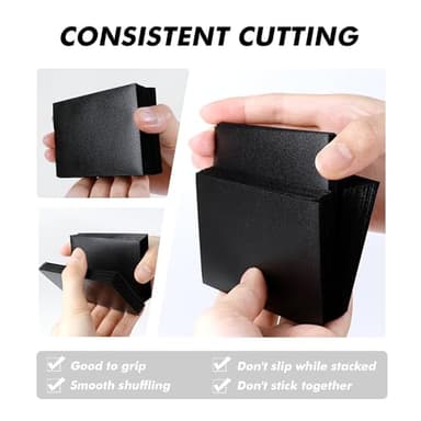 600CT MTG Card Sleeves, Katomula Clear Front Textured Back Card Sleeve Deck Card Protectors, Standard Size Card Sleeves for MTG, Baseball Card, Sports Cards, Game Card - Image 5