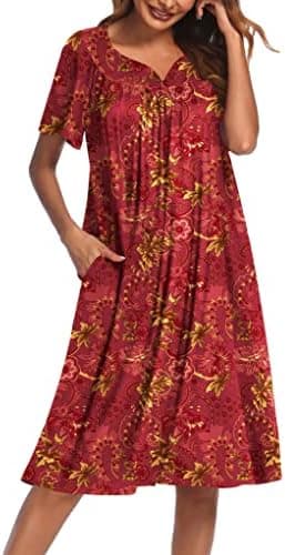 Ekouaer Women's House Dress with Pockets - Image 2
