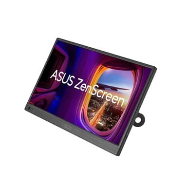 ASUS ZenScreen 16” Portable USB Monitor (MB169CK) - Full HD, IPS, Dual USB-C, Mini-HDMI, Eye Care, Flicker Free, Blue Light Filter, Anti-Glare Surface, 360° Kickstand, 3 yr Warranty - Image 1