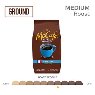 McCafe Paris Café, Ground Coffee, Medium Roast, 12oz Bag - Image 4