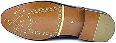 Bruno Marc Moda Italy Prince Men's Classic Modern Oxford Lace Dress Shoes - Image 5