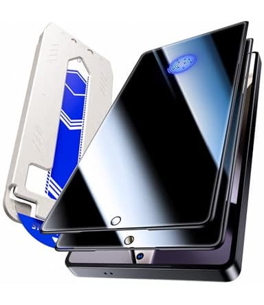Hoerrye for Samsung Galaxy S25 Ultra Privacy Screen Protector - [100% Fingerprint Unlock][Easy Installation Tool] 24° Anti-Spy, 9H+ Military-Grade & Longest Durable Tempered Glass, 2Pack - Image 1
