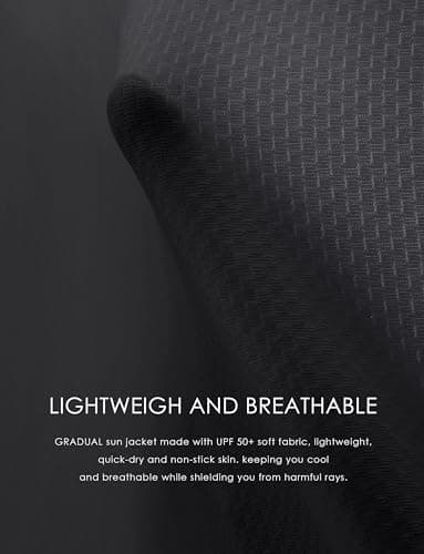 Women's UPF 50+ Swim Cover Up Sun Protection Hoodie Long Jacket SPF Lightweight Beach Cover Ups for Women(Black,L) - Image 5