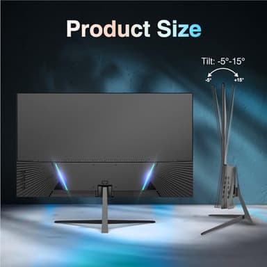 ArcticPro 24 inch Monitor 120Hz, FHD 1080p, Computer Monitor, IPS, 99% sRGB, Adaptive Sync, 1ms Response Time, 3-Sided Frameless, Ultra Slim, VESA Mountable, Anti-Blue Light Design, HDMI & VGA Ports - Image 7