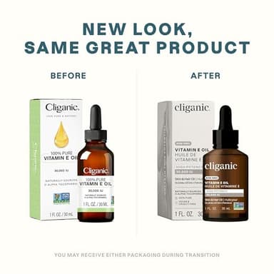 Cliganic Pure Vitamin E Oil for Skin, Scars, Hair & Face - 30,000 IU, Non-GMO Verified | Natural D-Alpha Tocopherol - Image 2