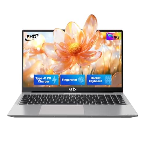 15.6'' FHD IPS Student-Laptop-Computer - AMD Ryzen 5(4 Cores Up to 3.7GHz), 8GB RAM 512GB SSD, 65W Type-C, 2 Years Warranty, Fingerprint, Backlit Keyboard, BT5.2, Numpad, Rose Gold - Image 1
