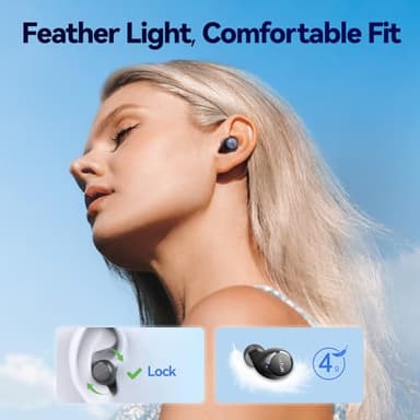 EarFun Free 2S Wireless Earbuds, [Upgraded Version] Bluetooth Earbuds with Deep Bass, 4 Mics for Clear Call, Customizable EQ App, IPX7 Waterproof in-Ear Headphones, 30H Playtime, Wireless Charging - Image 6