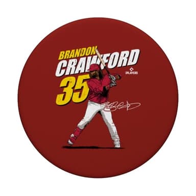 Brandon Crawford | St. Louis Baseball Players | MLBBCD3001 PopSockets Adhesive PopGrip - Image 3