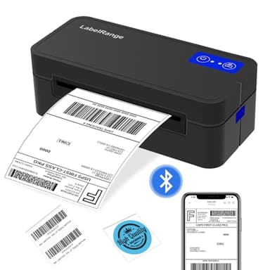 Bluetooth Thermal Label Printer for Mac, Windows, Phone, Tablet, Wireless 4x6 Shipping Label Printer for Shipping Packages, Support USPS, Ebay, Amazon, Pirate Ship - Image 1