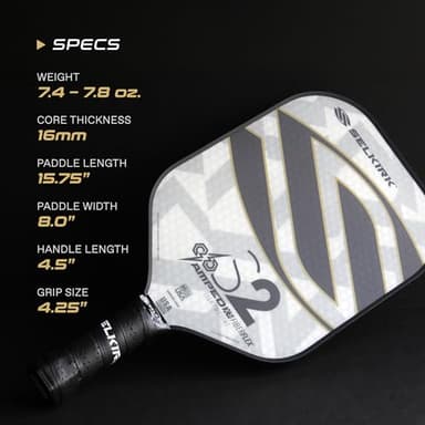 Selkirk Amped Pickleball Paddle | Fiberglass Pickleball Paddle with a Polypropylene X5 Core | Pickleball Rackets Made in The USA | S2 Lightweight Regal - Image 4