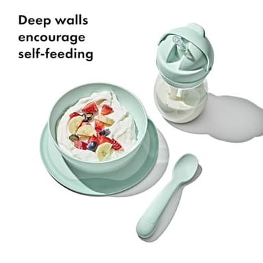 OXO Tot Stick and Stay Suction Bowl - Opal - Image 5