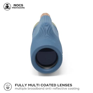 Nocs Provisions Zoom Tube 8x32 Monocular, 8X Magnification Telescope, Bak4 Prism, Wide Field of View for Bird Watching, Backpacking & Wildlife Viewing - Indigo Blue II - Image 2