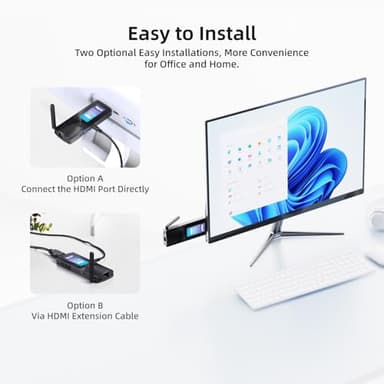 MeLE PCG02 Fanless Mini PC Stick, Celeron J4125 8GB 128GB Micro Desktop Computer, Support Auto Power on, Wi-Fi5 Gigabit Ethernet, BT4.2 on Business, Office, Industrial, Home, Only a Few Items Left - Image 6
