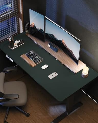 Large Desk Mat55 x24 - Premium Non-Slip Desk Pad, Waterproof and Scratch-Resistant Office Desk Protector, Large Desk pad Workspace Mat for Home and Office(Dark Green) - Image 6