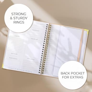 Beautiful To Do List Notebook - Aesthetic Daily Planner to Easily Organize Your Tasks And Boost Productivity - Stylish Undated ADHD Planner Gift and The Perfect School or Office Supplies For Women - Image 7