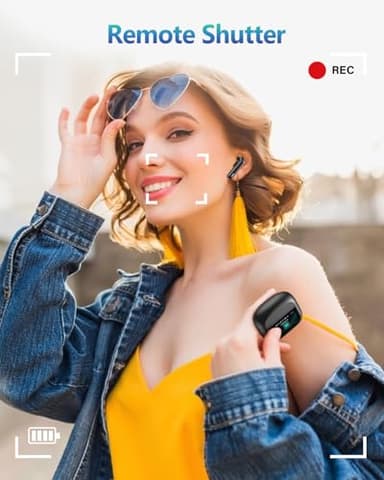 Wireless Earbuds Bluetooth Headphones, Ear Buds with Touch Screen, ANC ENC Noise Cancelling Transparency Mode, 40H Stereo Deep Bass, IPX7 Waterproof, Clear Calls, 5 EQ for iOS Android (Black) - Image 4