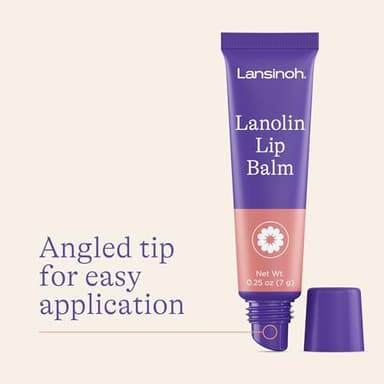 Lansinoh Lanolin Lip Balm, 4 Pack, 0.25 oz Each, Ultra-Moisturizing Lip Care with Natural Lanolin for Dry, Chapped Lips - Image 3