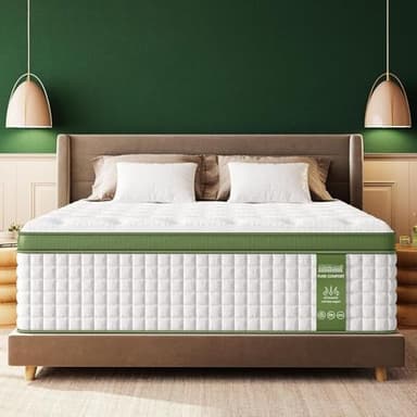 BedStory Full Mattress, 12 Inch Hybrid Mattresses Full Size in a Box with Gel Memory Foam and Pocket Springs, Medium Firm Mattress, Pressure Relief & Motion Isolation, CertiPUR-Us Certified, No Odor - Image 1