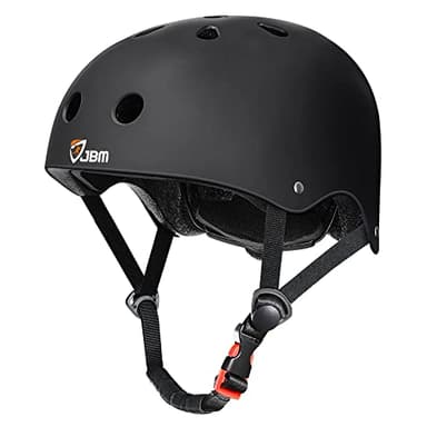 JBM Skateboard Helmet - Lightweight, Adjustable & Ventilated Helmet for Scooter, Roller Skate, Inline Skate - Image 1