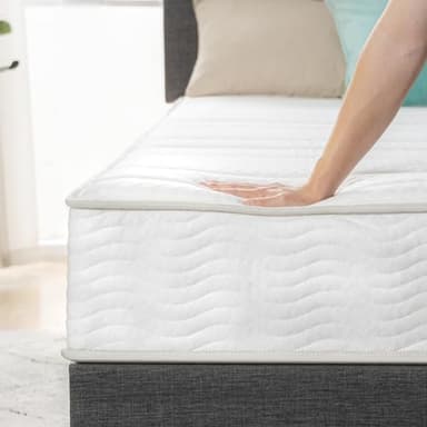 ZINUS 10 Inch Foam and Spring Hybrid Mattress [New Version], Full, Fiberglass Free, Medium Firmness, Durable Support, Certified Safe Foams & Fabric, Mattress in A Box - Image 11