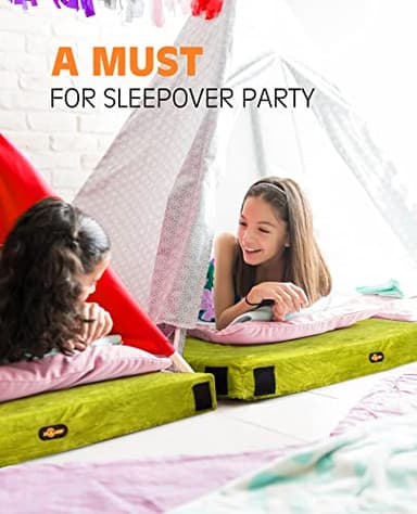GAIALOOP 4 INCH Thick Memory Foam Camping Mattress, Roll Up Floor Sleeping Mat Camp Cot Mattress Pad Travel Camping Couch Bed for Guest Adults Side Sleepers [Single:75 * 30 * 4"] - Image 8