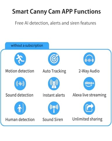 VIMTAG 4K UHD Indoor Camera 5G&2.4G WiFi Cameras for Home Security, 360° Pet/Dog/Cat/Nanny/Baby Monitor with Phone App & Speaker, Motion Tracking, Free AI Detection, Night Vision, SD/Cloud Storage - Image 12