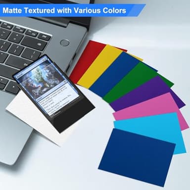 Pink Card Sleeves Fit for MTG, 300 Pieces Standard Card Sleeves for Trading Card Sports Cards Baseball Cards TCG Yugioh Magic(66x91mm), Affordable Sturdy and Nice Shuffling - Image 5