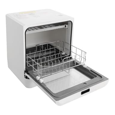 Portable Countertop Dishwasher, 110V 800W Mini Dishwasher with 6L Built-in Water Tank, 4 Washing Programs Countertop Dishwasher 158°F High-Temp & Air-Dry Function for Apartments Kitchen Dorm - Image 3