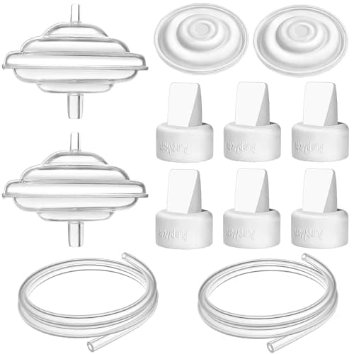 PumpMom-us Breast Pump Parts for Spectra, Replace Duckbill Valves Tubes Backflow Protector Membrane for Spectra S1 S2 9 Plus Breastpumps - Image 1