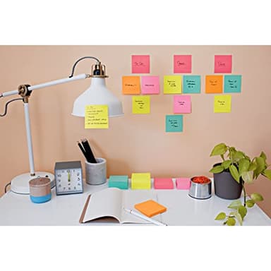 Post-it Super Sticky Notes, 24 Sticky Note Pads, 3 x 3 in., School Supplies, Office Products, 2X The Sticking Power, Supernova Neons Collection - Image 18