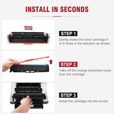 067H High Yield Toner Cartridge Compatible Replacement for Canon 067H 067 High Capacity Works for Canon Color imageCLASS MF650C LBP630C Series MF656Cdw MF653Cdw MF654Cdw LBP632Cdw Printer 4-Pack - Image 5