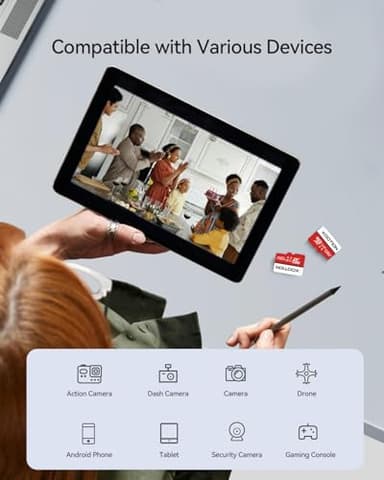 KOOTION 128GB Micro SD Card 2 Pack, UHS-I microSDXC Flash Memory Card, C10, U1, Full HD, Class 10 TF Card with Adapter - Image 7