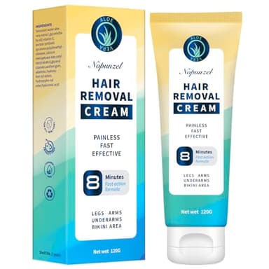 Hair Removal Cream: Intimate/Private Hair Removal Cream for Women and Men - Hair Removal for Body Legs Arms Underarms - Painless Bikini Hair Removal Cream - Depilatory Cream - Skin Friendly - 120g - Image 1