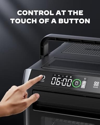 Silonn Battery-Powered Ice Maker with 4-Power, RV Ice Maker Countertop 12V/24V Car Charger 100-240V AC Solar-Ready, Portable Ice Machine 9 Cubes/6 Mins 22lbs/Day Auto-Clean for Camping RV Home Outdoor - Image 5