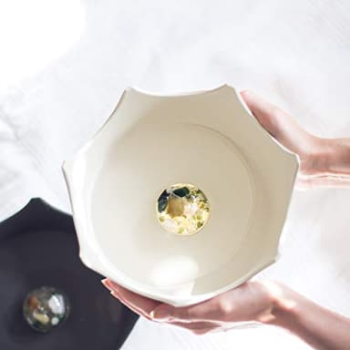 CrownJuwel by VitaJuwel Bowl | Crystal Water for Cats & Dogs | Cloud White - Image 5