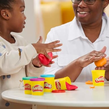 Play-Doh Modeling Compound 24-Pack Case of Colors, Non-Toxic, 3 Oz Cans of Assort. Colors, Back to School Classroom Supplies, Preschool Toys, Ages 2+ (Amazon Exclusive) - Image 3