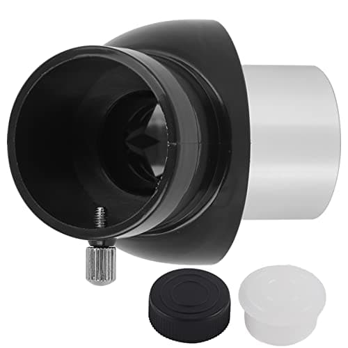 45 Degrees Round Angle Diagonal Mirror, 1.25 Inch Interface, Plastic and Optical Glass, Dustproof Cover, Suitable for Astronomical Telescope Accessory - Image 1