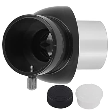 45 Degrees Round Angle Diagonal Mirror, 1.25 Inch Interface, Plastic and Optical Glass, Dustproof Cover, Suitable for Astronomical Telescope Accessory - Image 1