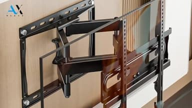 AX WABER TV Wall Mount Bracket for 32-65 Inch TV Full Motion Dual Articulating Arm with Swivel & Tilt, Max VESA 400x400mm，Fits 8” 12” 16" Studs, Supports 99 lbs for Flat & Curved Screens AX02MB01﻿ - Image 10