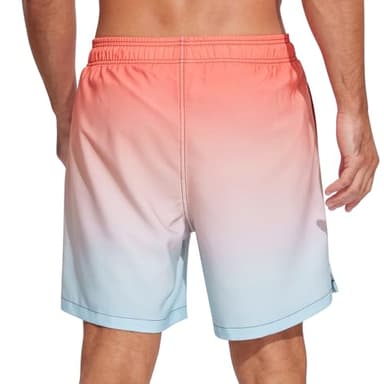 SILKWORLD Mens Swim Trunks Quick Dry Bathing Suits Shorts with Zipper Pockets, MQ18_Zip_P16, Medium - Image 2