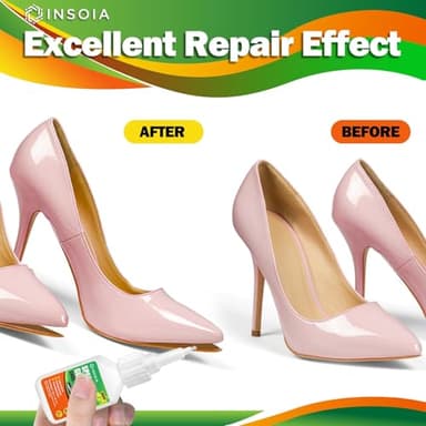 INSOIA Clear Super Glue for Shoe Repair, 20g, Waterproof, Strong, Quick Fix, Bonding Shoe Sole, Boots, Sandals, Sneakers, Leather & Footwear Items - Image 4