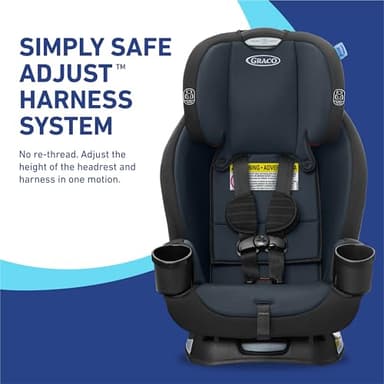 Graco TriRide 3-in-1 Convertible Car Seat - Highback Booster, Forward & Rear Facing modes, Suitable from Newborn to Preschooler, Perfect for Long Journeys in Redmond Color - Image 4