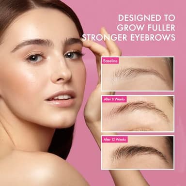 Blooskim Eyebrow Growth Serum for Women & Men – Natural Brow Enhancing Serum to Grow Thicker, Fuller Brows Fast – Nourishing Eyebrow Hair Growth - 0.17 fl oz - Image 3