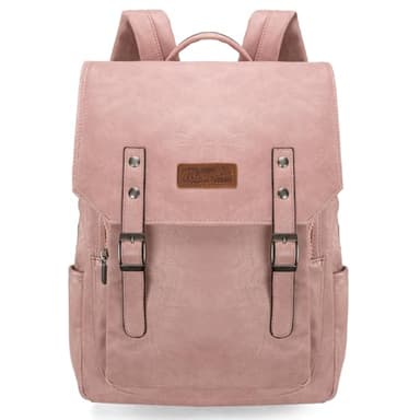 Montana West × Wrangler Leather Backpack Purse for Women Laptop Backpack Fashion Pink Backpack - Image 6