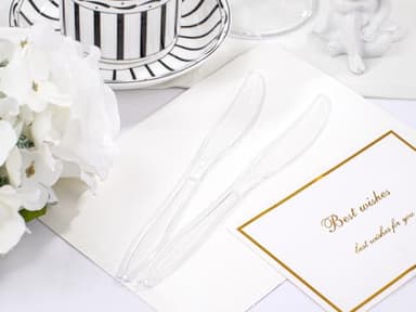 Liacere 360PCS Clear Plastic Knives Disposable - Heavy DutyBPA-Free - Heat Resistant, Solid and Durable Disposable Knives Bulk, Premium Plastic Knives Heavy Duty for Party Supply - Image 4