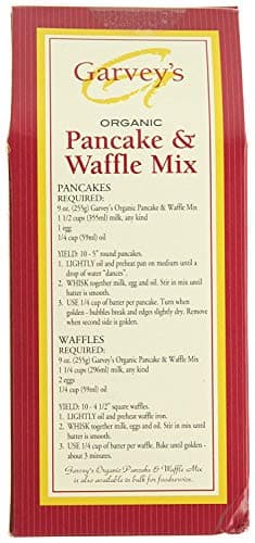 Garvey's Organic Pancake & Waffle Mix, 9 Ounce, 3 Count - Image 2