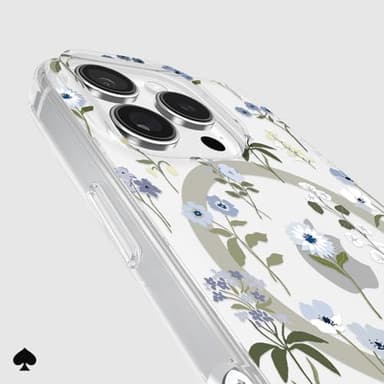 kate spade new york iPhone 16 Pro Case - Compatible with MagSafe - Designer Phone Case - Precious Bloom - Image 7