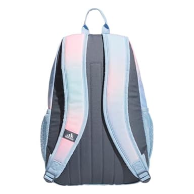adidas Unisex Kid's Creator School Backpack for Girls & Boys — Durable Bookbag, Dazed Gradient Clear Sky/Clear Sky Blue/Pink Spark, OSFA - Image 5