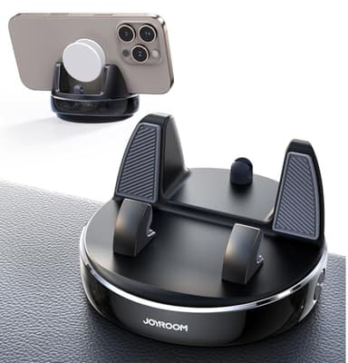 JOYROOM Car Phone Holder with 360° Adjustable & Avoid Sun Glare, Anti-slip Spring Snap Design Dashboard Cell Phone Holder, Phone Holders for Your Car Compatible with Pop Grip, Smartphones, GPS Devices - Image 1