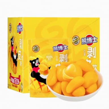 Mango Peelable Soft Candy,Juice Gummy Asian snacks,2.1 oz/Pag (Pack of 10) - Image 1